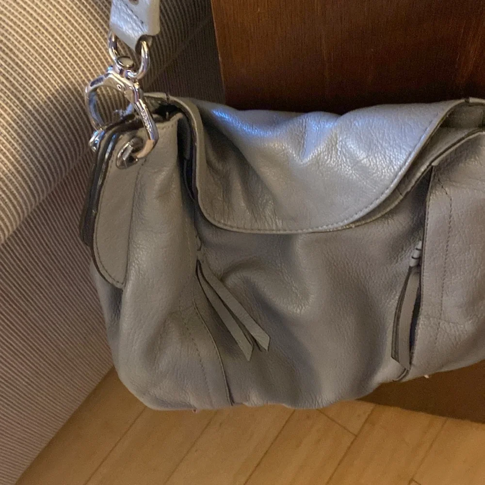 ORYANY grey bag zippers in front pocket on pocket in back Excellent condition